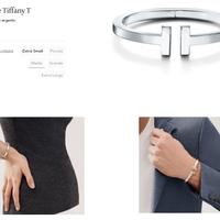 Bracciale Tiffany T Square Argento