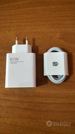 Caricabatterie rapido da 67W con cavo USB
