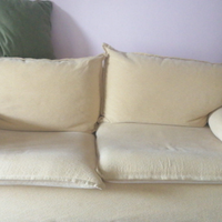 Divano letto giallo