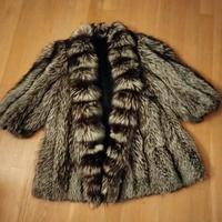 pelliccia Cappotto volpe argentata taglia 44/46
