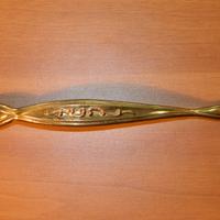 Maniglia antica in ottone