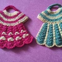 Coppia di presine decorative 