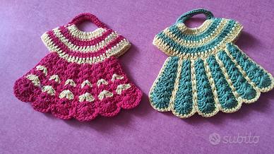 Coppia di presine decorative 