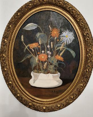 Quadro natura morta B. Beccaria del 1889