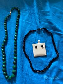 Malachite  e corallo nero