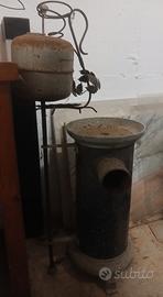 Stufa antica in ghisa originale Fine 800 inizi 900