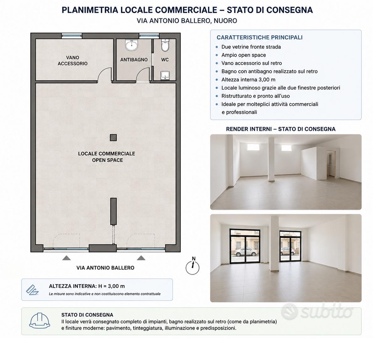 Locale commerciale ristrutturato - Vista 2
