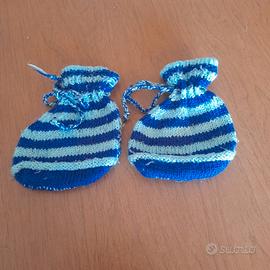 babbucce in lana fatte a mano