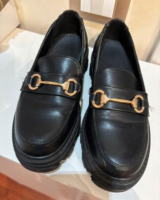 Scarpe mocassino nero