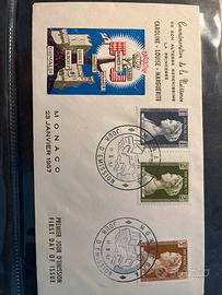 I1094 busta affrancata primo giorno 1957