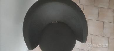 Poltrone in pelle nera