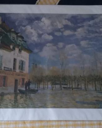 Alfred Sisley, La Barca Durante L'Inondazione, Sta
