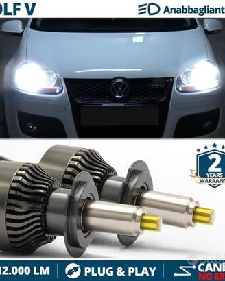 KIT LAMPADE LED H7 VW GOLF 5 Luci Canbus 12000LM