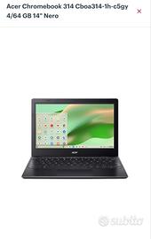 Acer Chromebook 314 nero + stampante HP