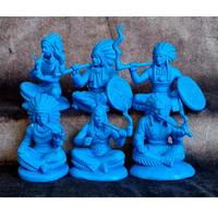 SOLDATINI DI PLASTICA TNSOLD INDIANI DDR 2. 6 FIG.