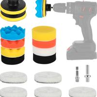 Kit lucidatura auto per trapano