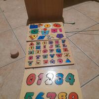 Gioco educativo per bimbi in legno