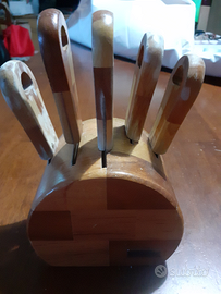 Ceppo coltelli formaggio