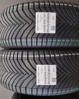2 Pneumatici 265/60 R18 Michelin Cross Climate 2 S