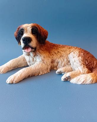 Scultura collezione  cane San Bernardo 1988