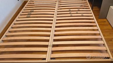 2 Reti Faggio con Regolatori +materasso matrimonia