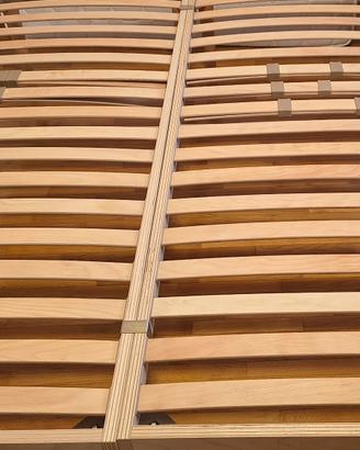 2 Reti Faggio con Regolatori +materasso matrimonia