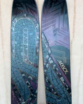 Ski K2 sidekick 108, con attacchi e pelle