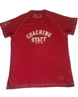 T-shirt Champion vero Vintage Coaching staff tg XL