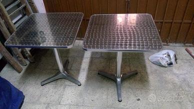 Tavolini in alluminio 60x60 cm