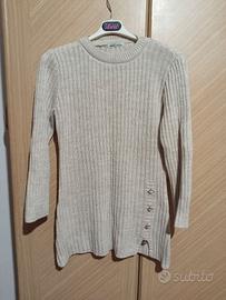 Maglione lungo a coste Piazza Italia