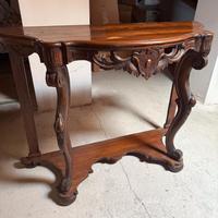 Tavolino consolle in legno