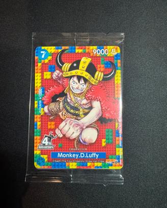 Monkey.D.Luffy P110 4th Anniversary Foil-Promo