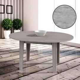 Tavolo Ø 120 allungabile color cemento