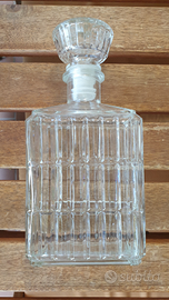 Bottiglia in vetro vintage da liquore (rosolio)