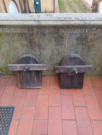 Coppia di Tappi Botte Vino