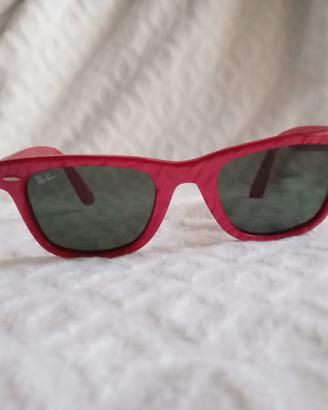 w1099 Ray-ban Rb2140 Wayfarer Rosso Perlato Tg50 