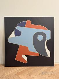 Quadro astratto, stampa su tela