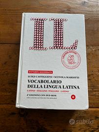 Vocabolario della lingua latina Castiglioni