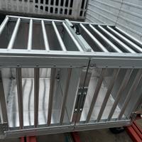 Gabbie trasporto animali/cani alluminio