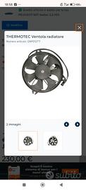 Ventole Radiatore ricambi x Peugeot 407, 607