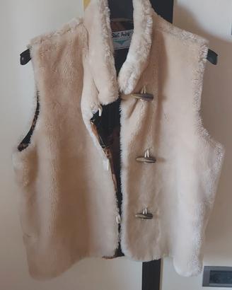 Gilet pelliccia ecologica