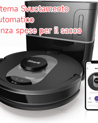 Robot pavimenti Shark base Svuotamento Nuovo