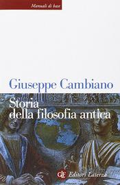 Storia della filosofia antica - Giuseppe Cambiano