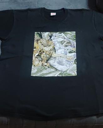 Maglietta Supreme "Bling" nera