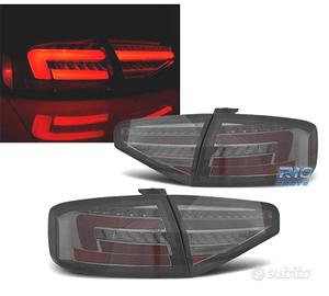 FANALI PER AUDI A4 B8 12-15 SEDAN LED DINAMICI FUM