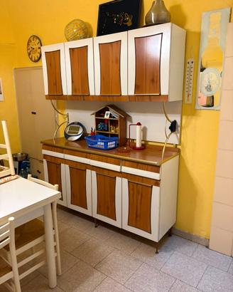 Mobile Cucina Credenza Vintage Anni '70 in Formica