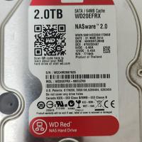 HARD DISK DISCO HD 2TB WD RED 2TB 