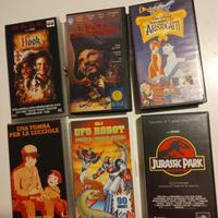 Lotto VHS Jurassic Park Myazaki Aristogatti 