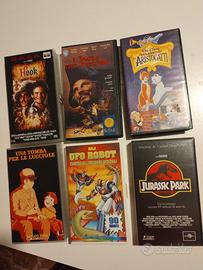 Lotto VHS Jurassic Park Myazaki Aristogatti 