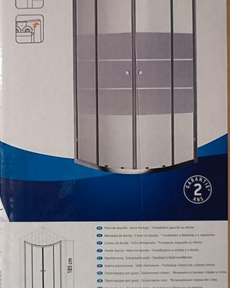 Box doccia semicircolare 90x90 "Sensea Dado"